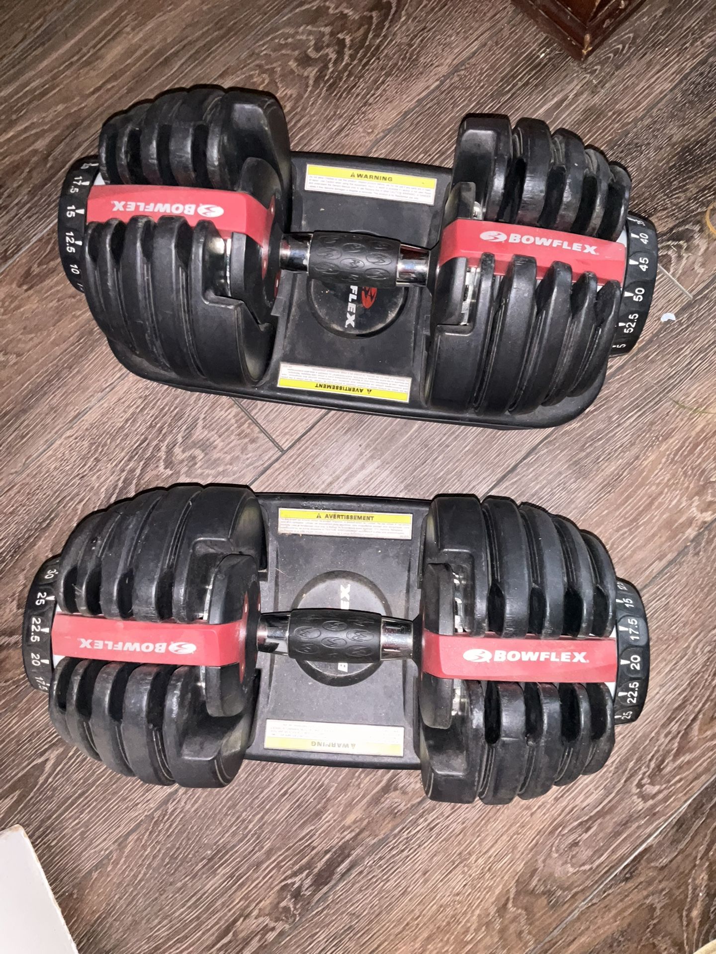 dumbbells Bowflex