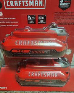 Craftsman V20 Lithium Ion Battery