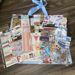 Various Lot Of Scrapbook Stickers