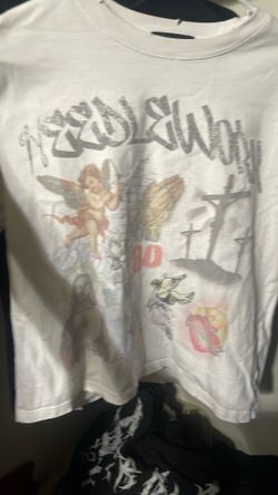 Needle work shirt (size extra small) cropped