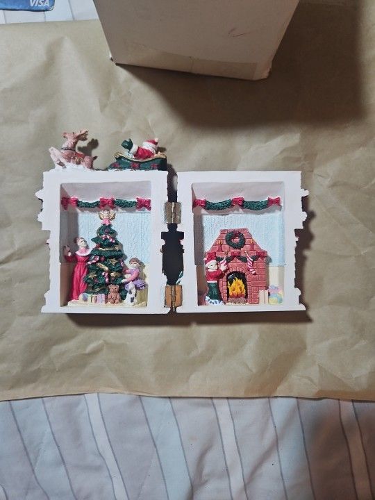 Various Christmas Village Houses And Figurines- Separate Or As A Lot