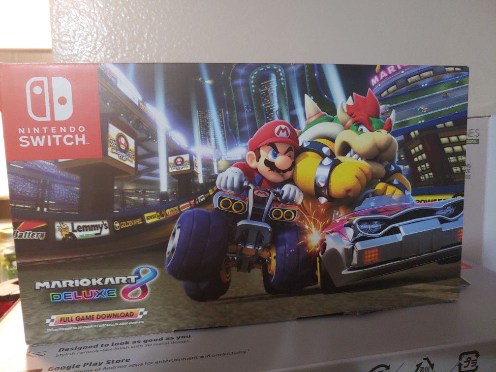 Nintendo switch Mario Kart deluxe 8 bundle