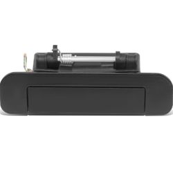 Rear Passenger Side Outer Door Handle Compatible with 87-91 Audi 80 90, Smooth Black,