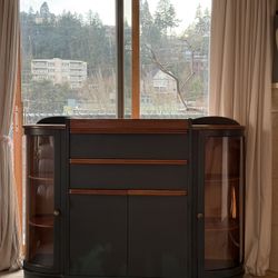 $200 OFF!! GORGEOUS SOLID WOOD MCM SIDEBOARD/BUFFET/DRESSER; JUST REFINISHED