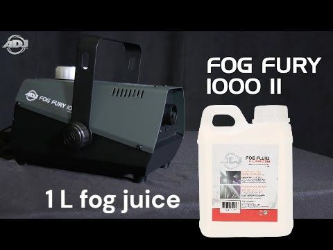 ADJ Fog Fury 1000 II Fog Machine plus 1L fog juice