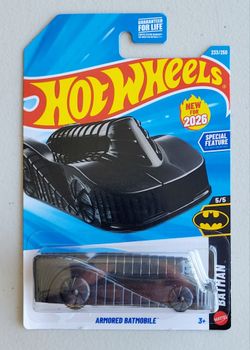 2026 🔥 Hot Wheels Armored Batmobile