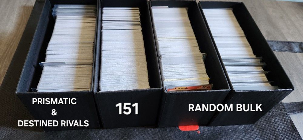 Pokémon 151 Destined Rivals Prismatic Evolutions Bulk