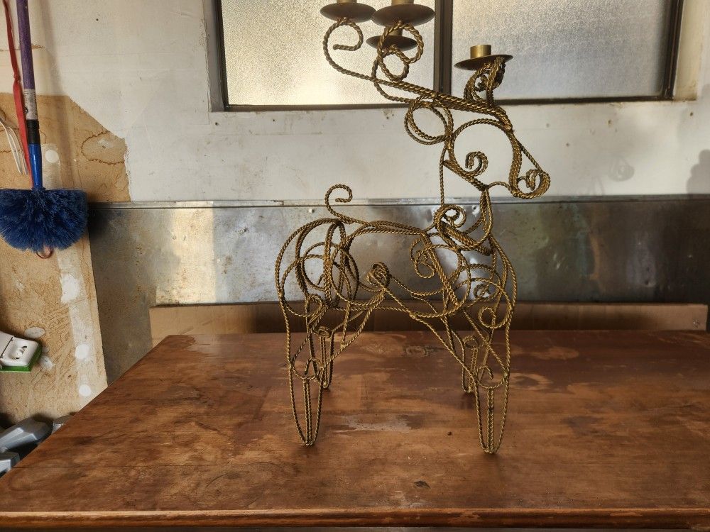 Deer Candle Holder