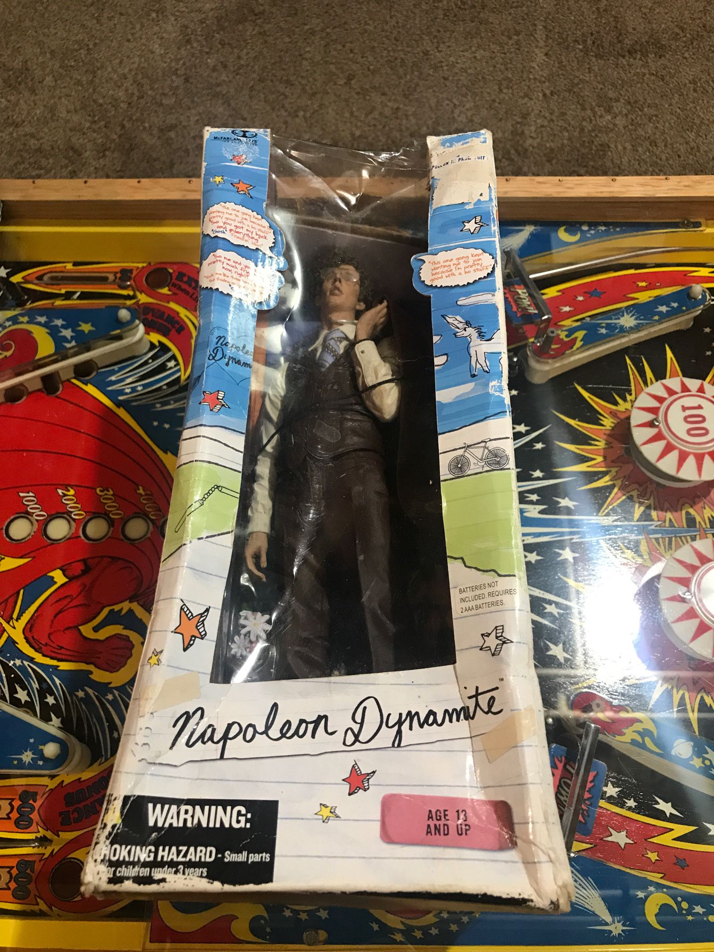 Napoleon Dynamite rare figure in Original Box McFarlane Toys, 12 inch, 2005