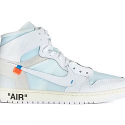 Air Jordan 1 Alaska Off White SP VAA Size 10.5