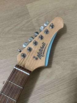 Special edition “powder blue” Mitchell 6 string