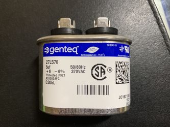 Genteq 27L570 370VAC 5uf Capacitor (1 for $11, 2 for $20 )