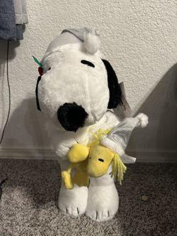 Snoopy and Woodstock Christmas Greeter