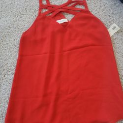 Small Red Summer Top