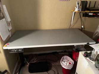 Desk goes up and down