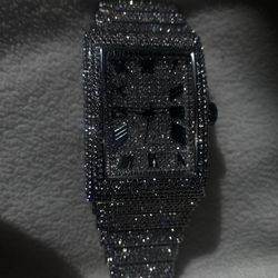 Iced Out Stainless Steel Dress Class Watch