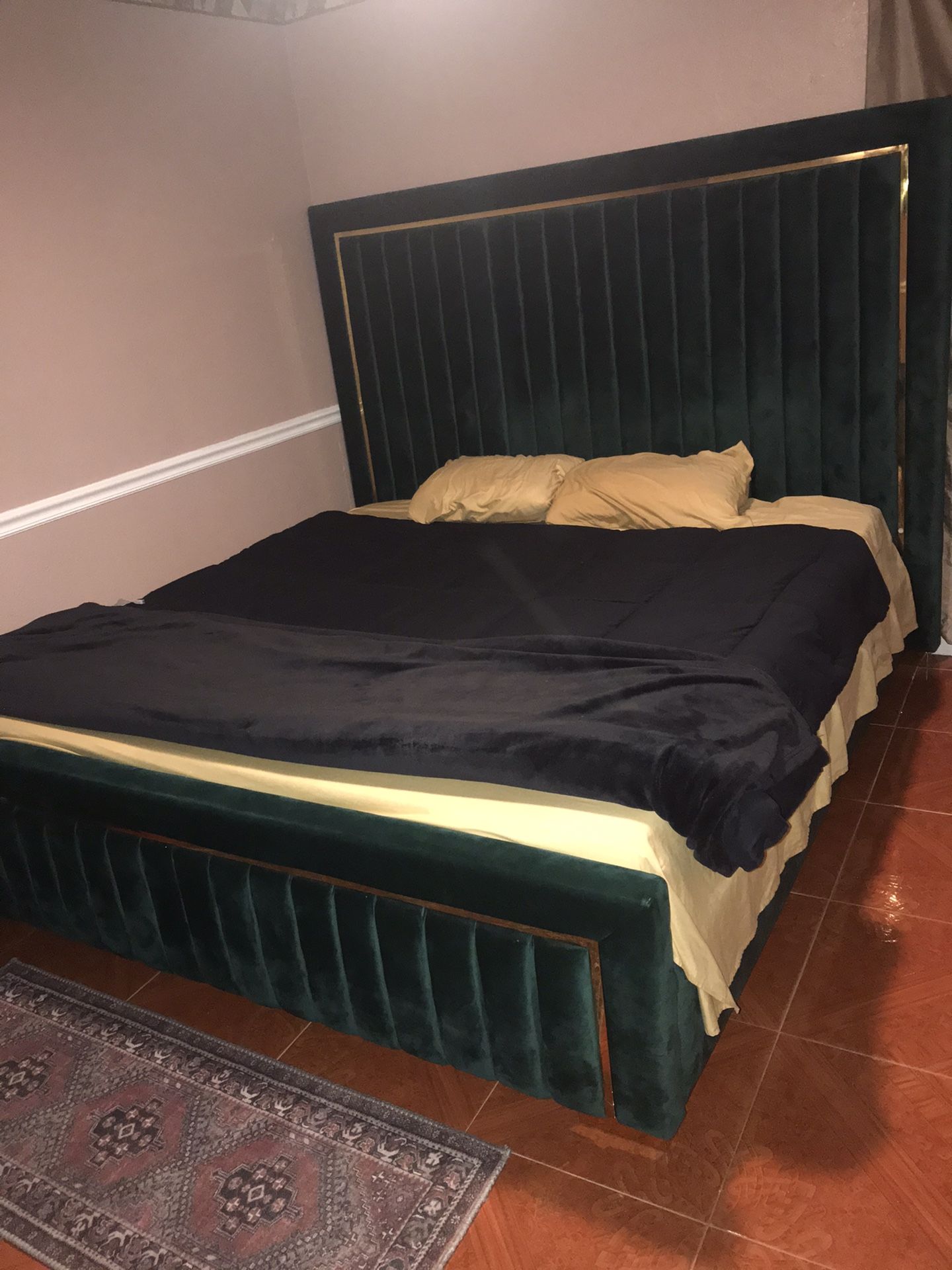 King Size Bed frame and Mattress