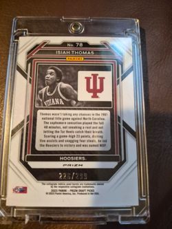 Isiah Thomas 2023 Panini Prizm Draft Picks #78 /299