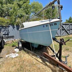 1975 reinell 22 sailboat