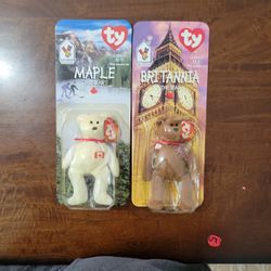 TY Maple And Britannia Bears From McDonald's