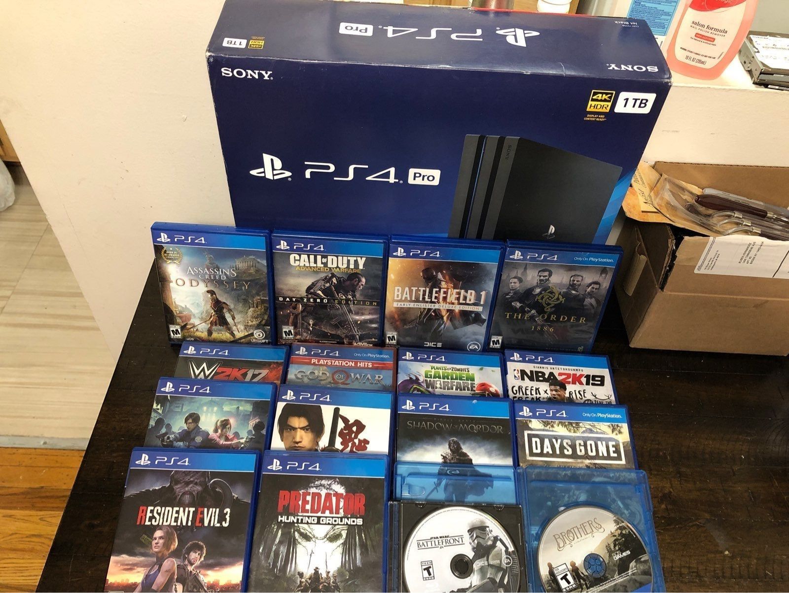 PlayStation 4 Pro Console Bundle, Games And Accessories!