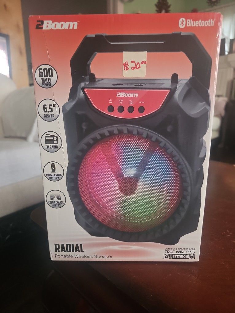 2BOOM Radial Portable Wireless Speaker
