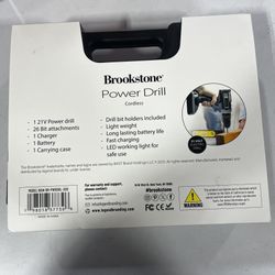 Brookstone 26 Bit cordless Power Drill