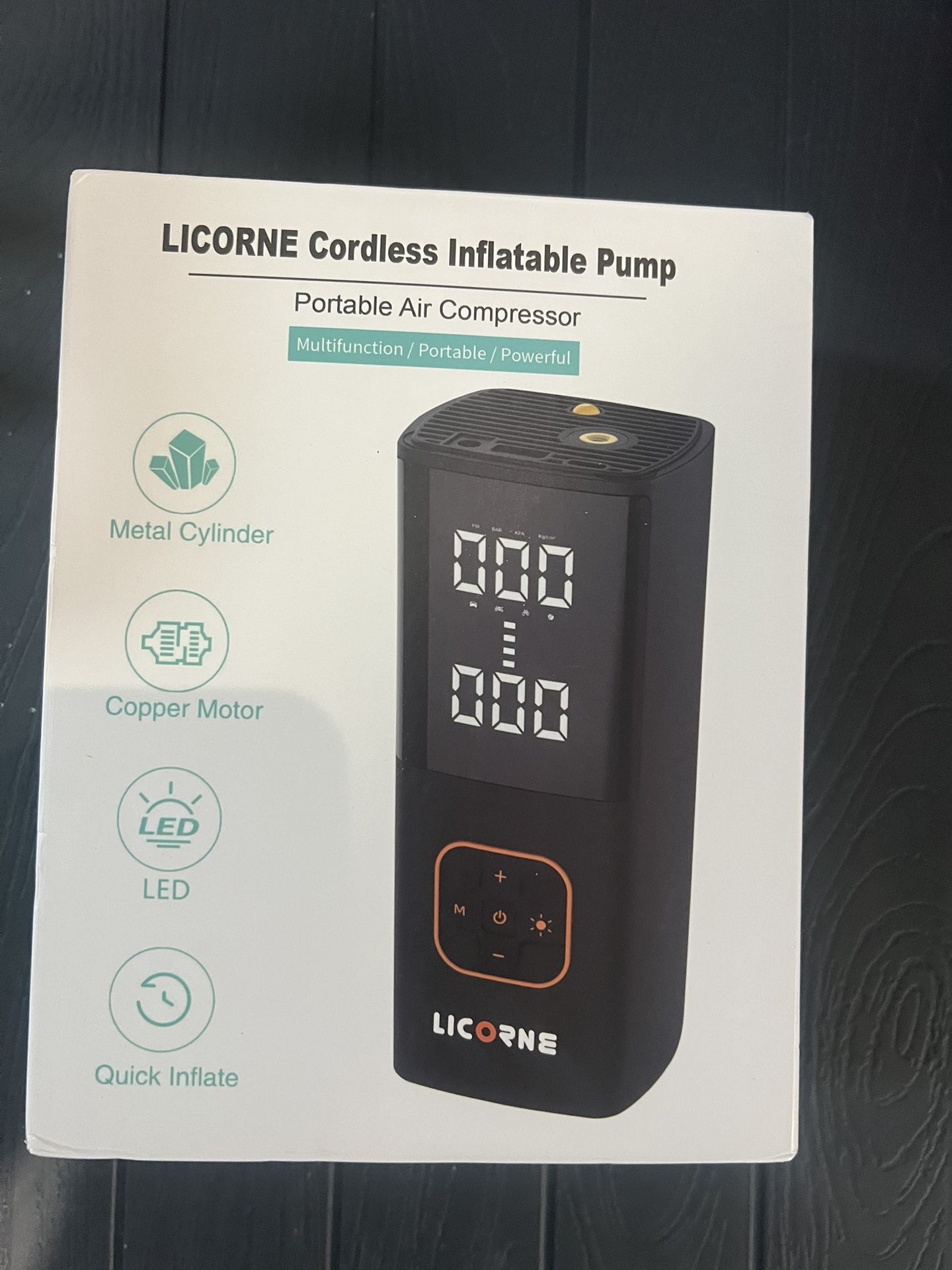 Tire Inflator Portable Air Compressor,
