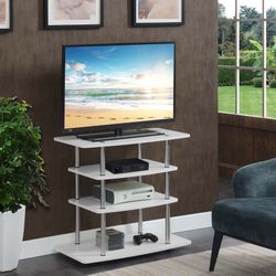 Convenience Concepts Designs2Go No Tools Highboy TV Stand, White White - 31.5x15.75x28