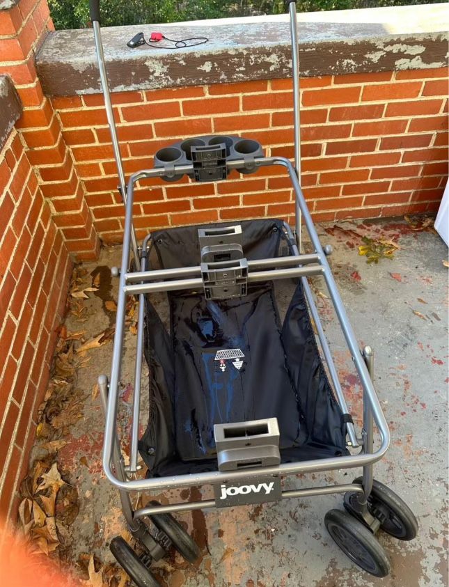 Joovy Twin Stroller With Adapters