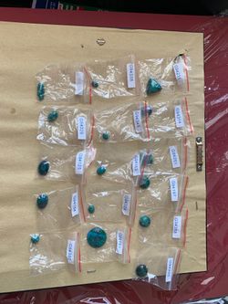 Beautiful Large Chrysocolla Gem Cabachons