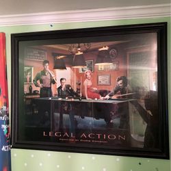 LEGAL ACTION Painting By Chris Consani