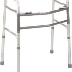 Bariatric Walker for Elderly and Handicapped, 700 lb Weight Capacity, Extra Wide Adjustable Walker