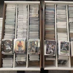 Huge Baseball Card Collection 2021-Present Lots Of Rookies