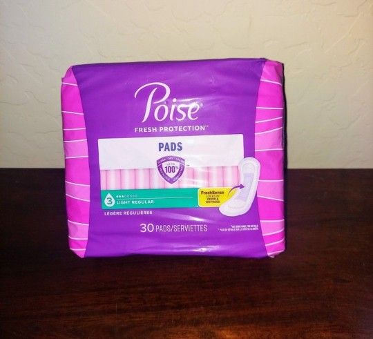 Poise Pads 30 count - X Streets Ray/Higley