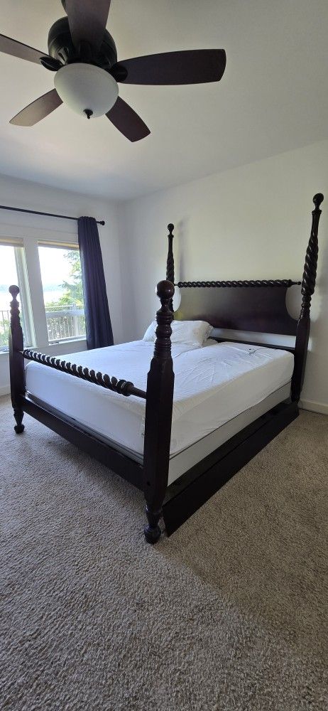 FREE Cal King bedframe, nightstands & mirror