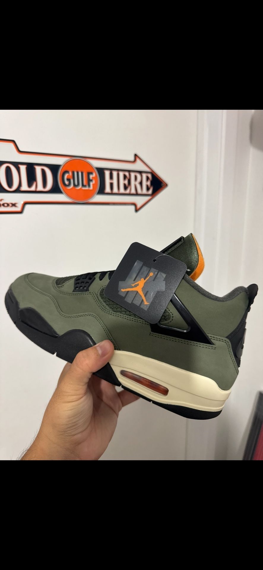 Undefeated Air Jordan 4 Size 12