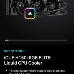Corsair iCUE H150i RGB ELITE