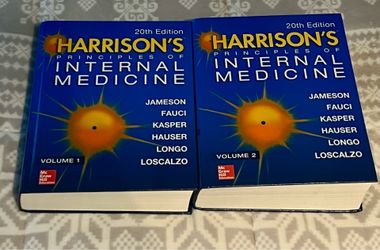 Harrison’s Internal Medicine Text Book 20th Edition Volume 1 & 2 New