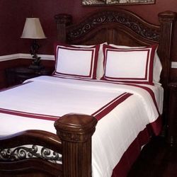 Queen Bed With 2 Nightstands + A Dresser With Mirror 