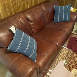 Leather Sofa 