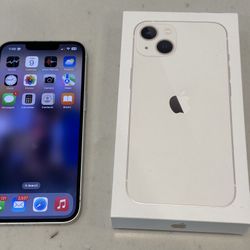 Apple iPhone 13 128GB Starlight White Factory Unlocked Very Good Condition