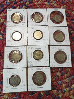 Error coins.. all nickels and they're all got errors
