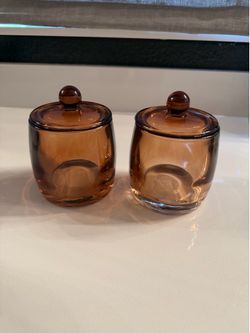Bathroom canisters