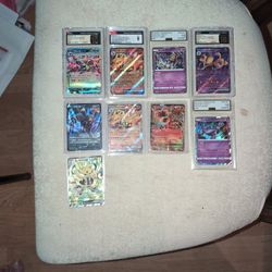 Pokemon Cards Graded  Slabs CGC Pristine 10s AGS And Ungraded Cards