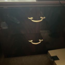 Dresser With Mirror And 2 Double Night Stands 