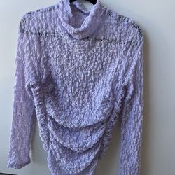 Free People Purple Bodysuit Size L