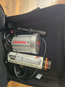 Photoflex StarLite 500W Lamp and Head and soft box( Kit)