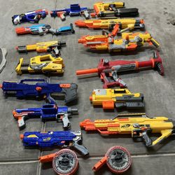 Older Nerf Guns From 2008-2010  That Still Work And Are  In Great Shape.