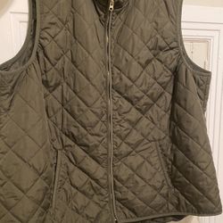 Old Navy Quilted Green Vest